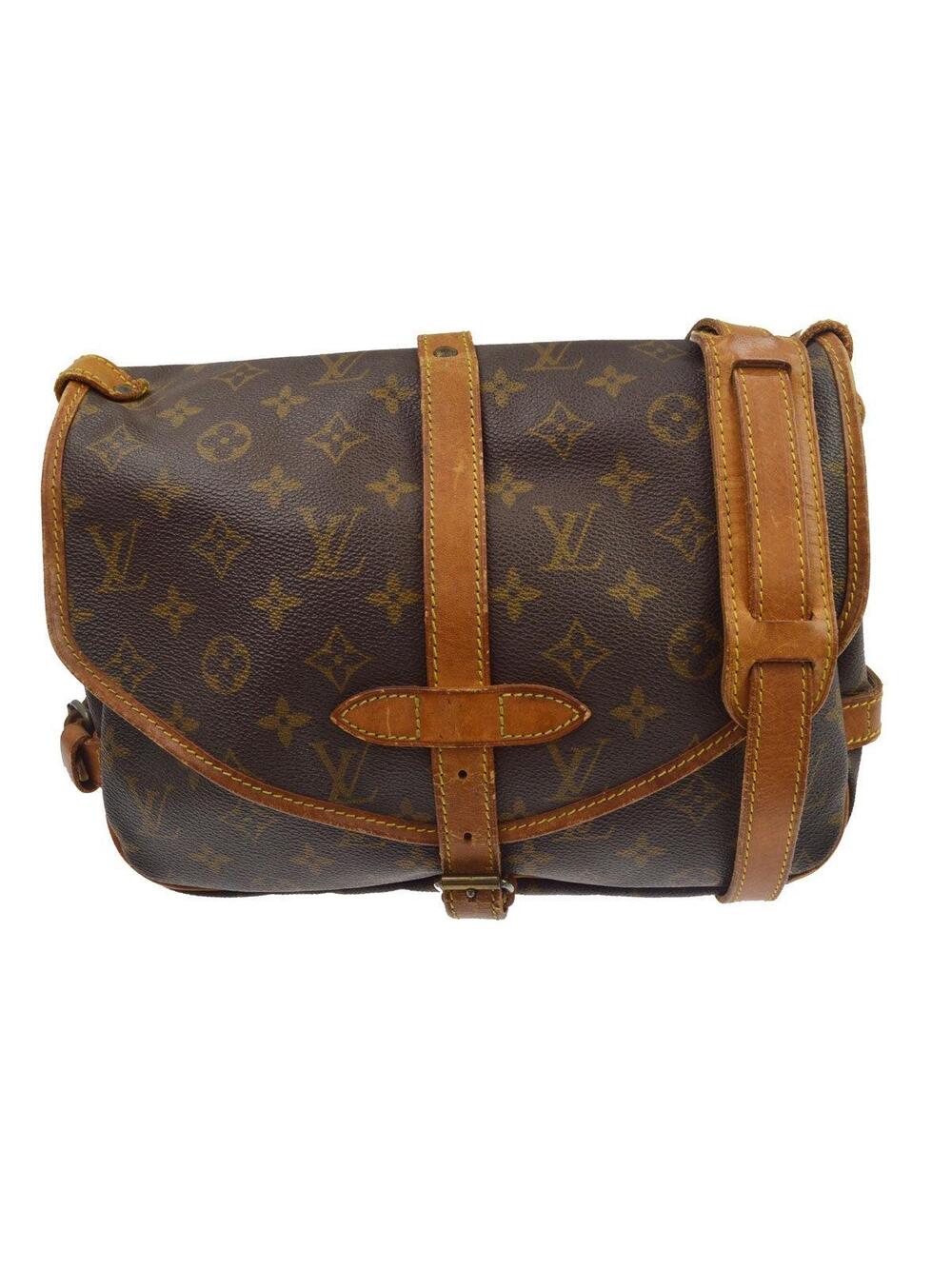 Louis Vuitton Saumur Handbag Canvas 30 #375032L73B